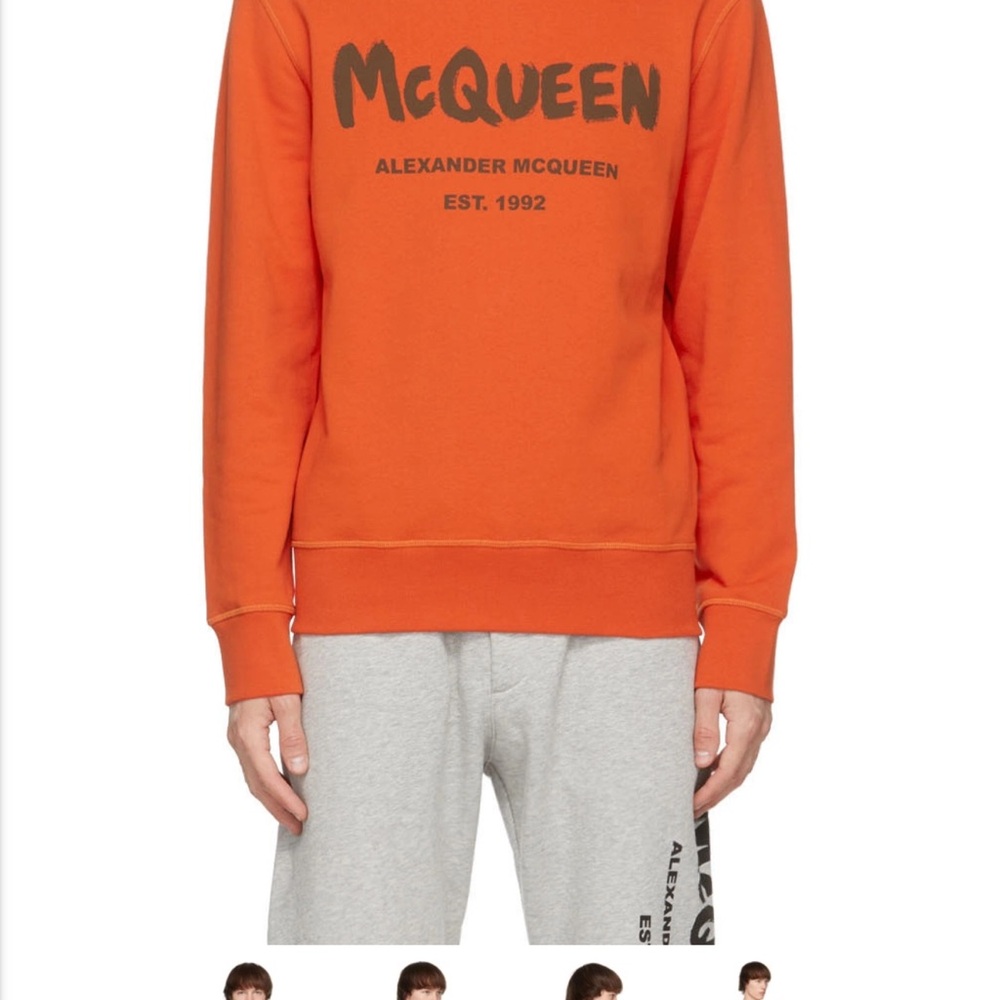 Alexander McQueen Bold Orange Knit Top XL